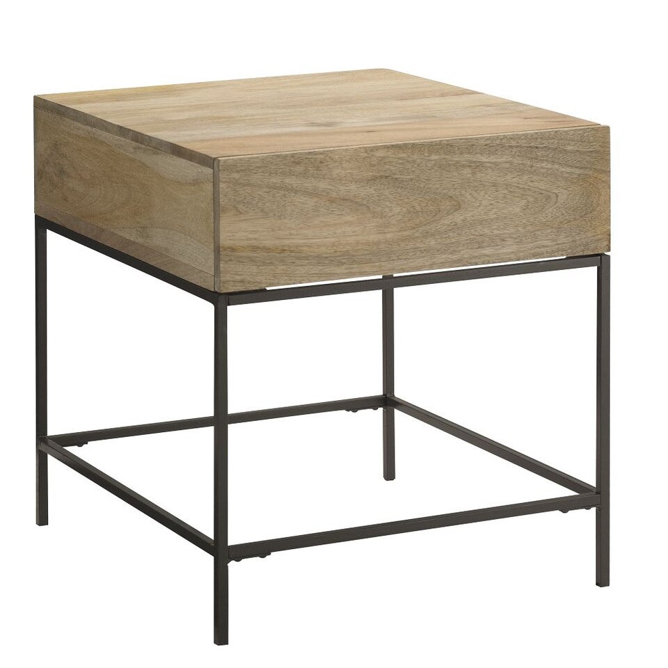 Industrial Storage Side Table west elm United Kingdom